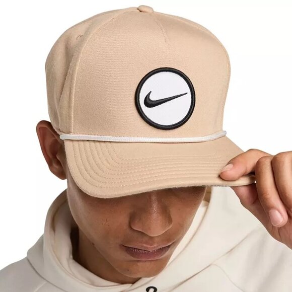 NWT Nike Men's Retro Pro Performance Snapback Hat Size M/L (Beige) HF7482-200 - Picture 14 of 15